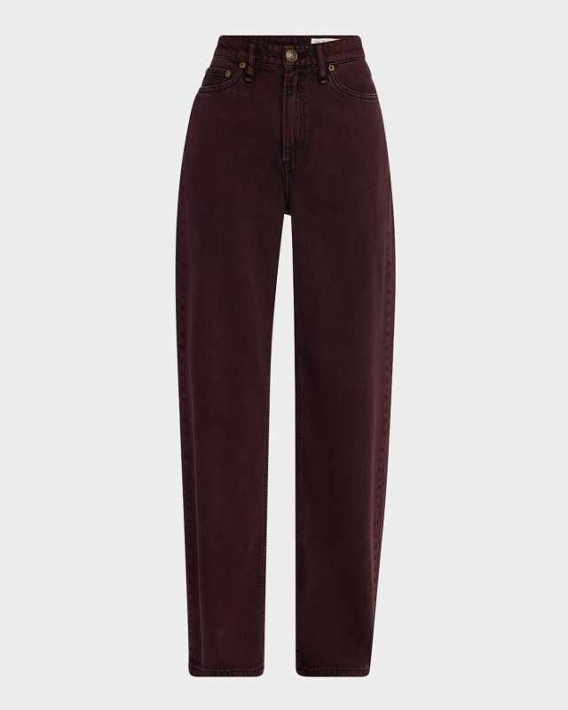 Featherweight Logan Mid-Rise Wide-Leg Jeans